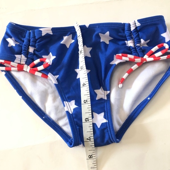 Bundle Art Class Cat & Jack Girl Tie dyed Bralette Blue Stars Bikini Bottoms 3Pc - Picture 8 of 14